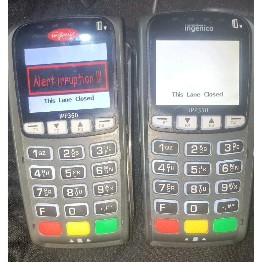 Ingenico iPP350-01T1305A Credit Card Reader Terminal POS Lot 2 Bundle